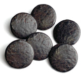 Black Rust 5/8" / 15mm Shank Back Metal Button # SK1107