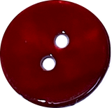 Red Ruby Burgundy Shiny Agoya Shell 3/4" 2-hole Button, 20mm,  # SK-1244