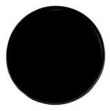 Simple Shiny Black Glass Button, Shank Back 11/16" / 18mm (Medium) # SK-956