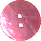 Pink Shiny Agoya Shell 13/16" 2-hole Button, 20mm  # SK-1238