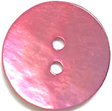 Pink Shiny Agoya Shell 13/16" 2-hole Button, 20mm  # SK-1238