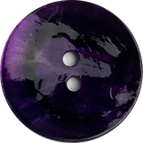 Re-Stocked, Dark Purple 7/8" Pearl Shell 23mm 2-hole Button, # 481-D