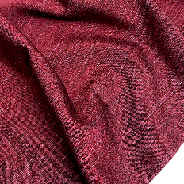 Tawny Port Melange, Silk Crepe, Vintage Silk, Still-Basted Ariaihari 12-yard BOLT from Japan  #757