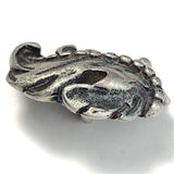 Pewter Leaf Button 1" / 25mm Shank Back Made in USA #SW-265