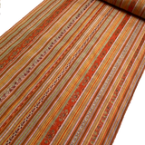 Woven Fancy Ribbon-Like Almost Southwestern Stripes, Vintage Kimono Silk from Japan By the Yard,  #324