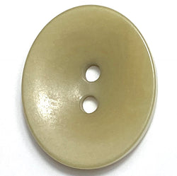 Sage Green Oval 11/16" 2-Hole Button, Corozo / Tagua / Vegetable Ivory #SK-556