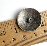 Heartfelt 7/8" Silver Shank Back Metal Button 23mm #FJ-23