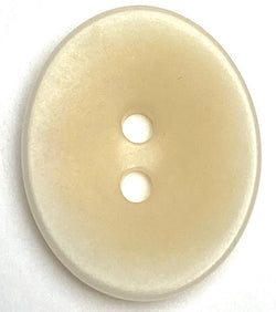Ivory Oval 11/16" 2-Hole Button, Corozo / Tagua  #SK-562/Ivory