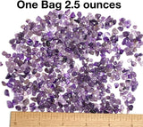 Small Amethyst Chips, 2.5 ounce bag  #CL-15