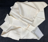 Solid Off-White Vintage Japanese Kimono Lining Silk?? Exceptional Quality, Pieces, Mystery Amount. All of It.  #281