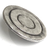 Mystic Rings Antique Silver 3/4" Shank Back Metal Button 19mm  #FJ-39