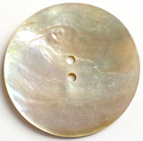 Moonrise Mother of Pearl Shell, Iridescent, Large 2-Hole 1-1/2" Button 38mm #0032