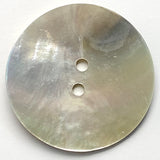 Moonrise Mother of Pearl Shell, 1-3/16" Iridescent 2-Hole Button 30mm #0031