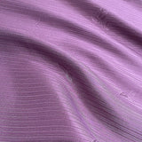 Dusty Purple Textural Stripe Vintage Kimono Silk By the Yard #290