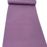 Dusty Purple Textural Stripe Vintage Kimono Silk By the Yard #290