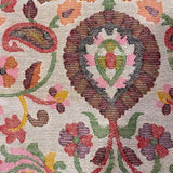 Wool "Tapestry", Italy, Warm Tones/Paisleys, One Yard Piece