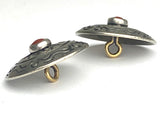 Sunlit Hills w. 'Coral', 7/8" Southwest Concho Style, Shank Back Button, #SW-16
