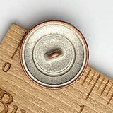 Copper / White Sun Wheel Vines 13/16"  Shank Back Button 21mm,  #SWC-142