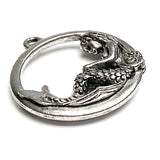 DEEPER SALE $1.00 each! Mermaid Pendant, 15/16" Pewter, USA Made, #FJ-51