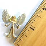 SALE, Angel Button with Wide-Open Wings by Susan Clarke 1-1/4"  #CH-577