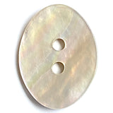 Oval Moonrise Mother of Pearl 13/16" Iridescent Button 20mm,  #KB-917