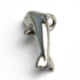 Dolphin Button, Pewter 1" Shank Back, Re-stocked