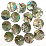 Vivid Green Shades Abalone 1" Two-Hole Button 25mm  #SK-2258 (Copy)