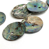 Vivid Green Shades Abalone 1" Two-Hole Button 25mm  #SK-2258 (Copy)