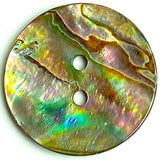 Vivid Green Shades Abalone 1" Two-Hole Button 25mm  #SK-2258 (Copy)