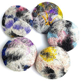 SALE Large Artisan Fabric Covered Buttons; Set of 5,  1-1/4"  #OT-79