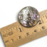 Glitter Texture Abalone 1" Two-Hole Button 25mm  #KB-923