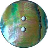 Vivid Green Shades Abalone 1" Two-Hole Button 25mm  #SK-2258 (Copy)