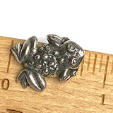 Back in Stock; Frog Button, 3/4" Pewter from Green Girl Studios #310