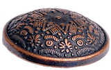 Copper/Black Metal Button, Bali Star Darker Version 13/16" / 20mm #SWC-148