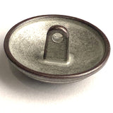 Copper/White Arrows & Swirls, 15/16" Metal Button  #SWC-38