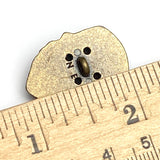 Nicky Epstein Viking Brass Button 1" / 25mm Metal Shank Button, from JHB Germany # FJ-78
