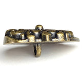 Nicky Epstein Viking Brass Button 1" / 25mm Metal Shank Button, from JHB Germany # FJ-78
