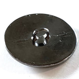 Lunar Graphite, Near-Black Mirror Crescent Button 11/16" / 17mm Shank Back, JHB Germany # FJ-81
