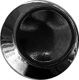 Lunar Graphite, Near-Black Mirror Crescent Button 7/8" / 22mm Shank Back, JHB Germany # FJ-80