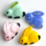 SALE Opaque Colorful Glass Bunny, Choose Your Color 1"   #CB707