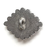 Danforth Pewter Diamond-Shape Concho Button, 1" / 25mm Shank Back # FJ-91