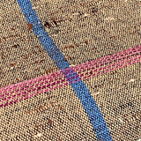 Toasty Chunky Rustic Brown Stripe Kimono Fabric from Japan By the Yard Wool/Silk/Hemp? # 130
