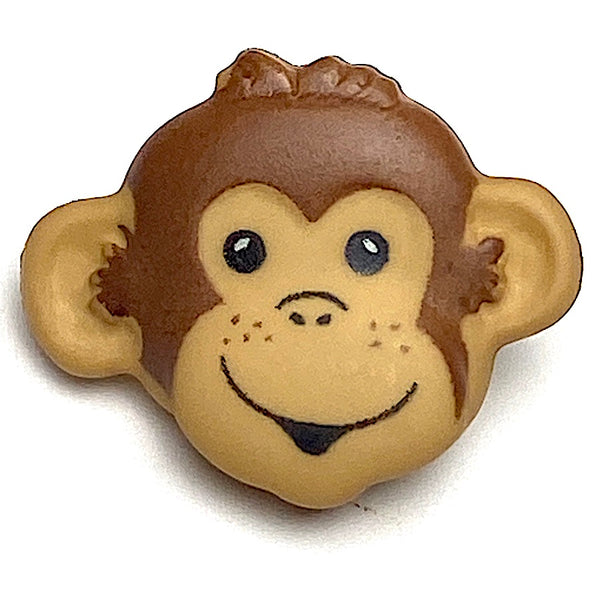 Monkey Face Plastic Button 13/16"  Shank Back, 20mm, Per Button #SK-1693