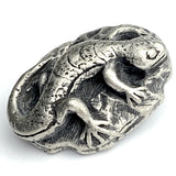 Salamander Pewter Button, 1", Shank Back, 25mm, USA-Made  # SW-304