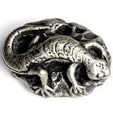 Salamander Pewter Button, 1", Shank Back, 25mm, USA-Made  # SW-304