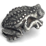 Frog Pewter Button, 15/16" Shank Back 24mm USA-Made  # SW-308