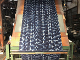 Indigo Kasuri Cotton Ikat from Japan 40" Wide By the Half Yard # NS-40