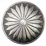 Re-Stocked, Mesa Sunflower Large SCREW BACK Nickel Silver Concho 1.25"  #SW-60.