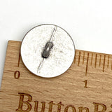 Bear Paw Button, 13/16" Silver, 21mm, Shank Back  # FJ-113