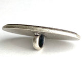 DEEPER SALE Snake, Southwest Style Oval Shank Back Metal Button, Silver/Black 1"x 5/8",  #SWC-96   Just 80¢ each